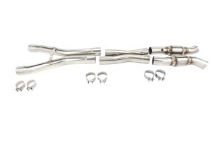 Chevrolet C6 Performance Exhaust - Kooks Headers - 2 x 3in. Stainless Steel Long Tube Headers & GREEN Catted X-Pipe - `06-`13